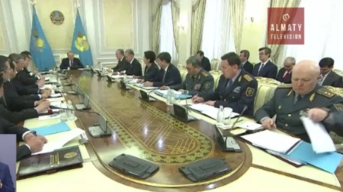 Ақордада қауіпсіздік Кеңесінің отырысы өтті