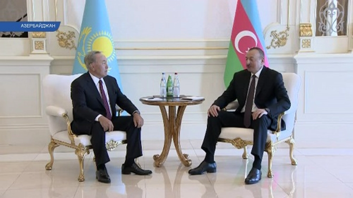 Қазақстан мен Әзірбайжан Президенттері саяси ахуалды талқылады