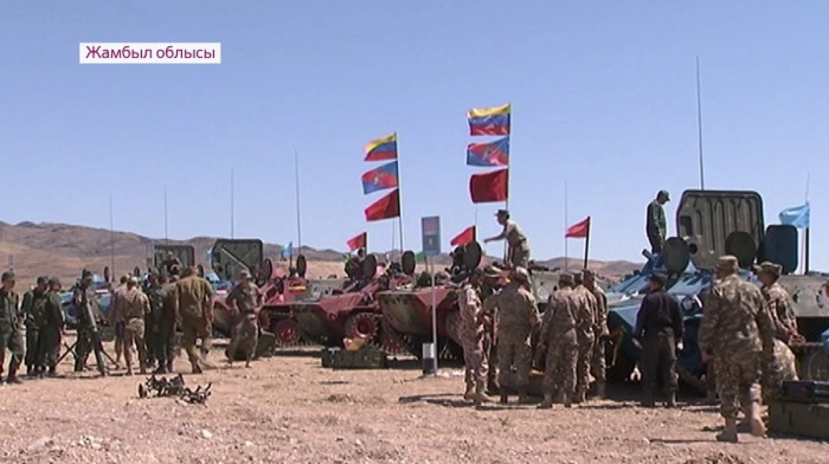 На полигон в Отар приехали военные из Сирии