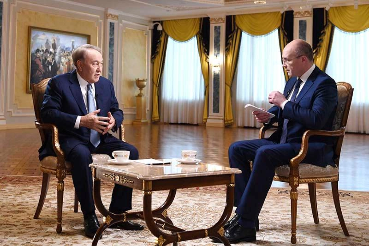 Елбасы ресейлік телеарналарға сұхбат берді