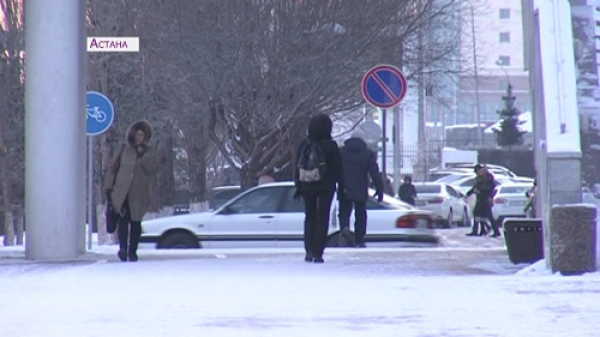 Мороз в Астане: первые пациенты поступили в больницы 