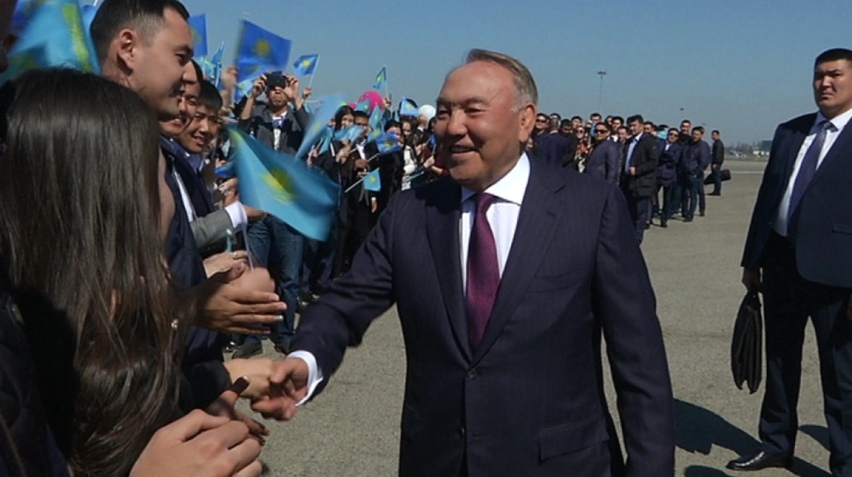 Нұрсұлтан Назарбаев Алматыға келді 