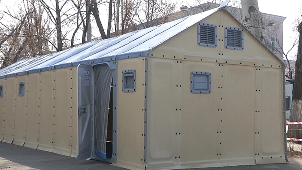 ООН подарила казахстанцам сборные дома на случай ЧС
