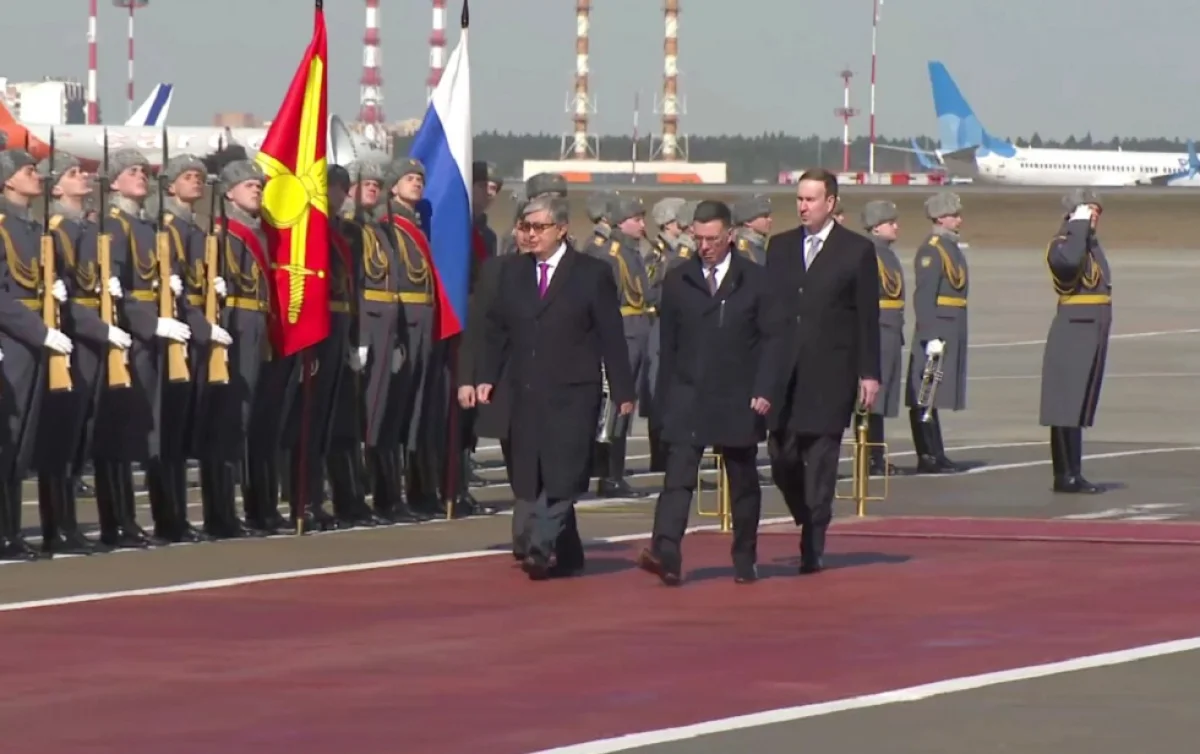 Президент Казахстана Касым-Жомарт Токаев прибыл в Москву