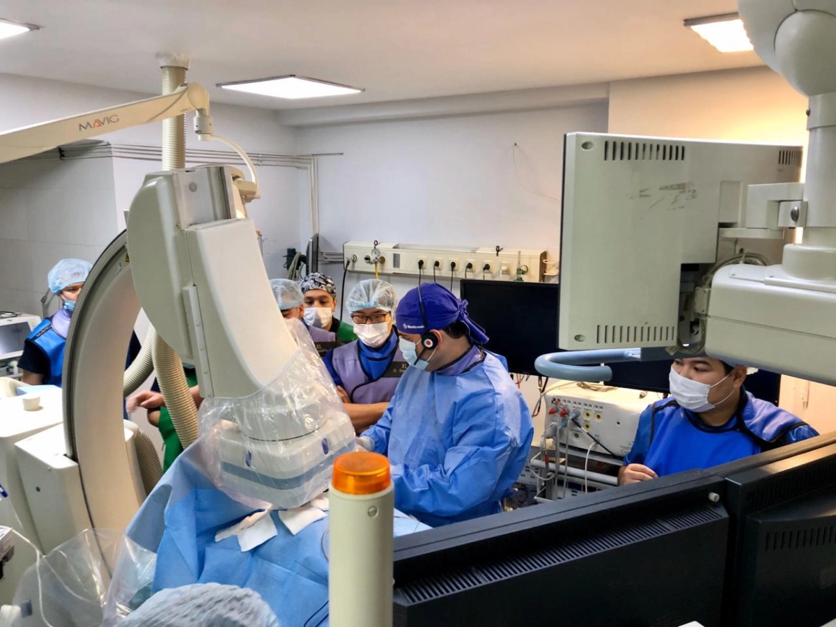 Алматыда австриялық University Heart Center профессоры шеберлік сабағын өткізді 