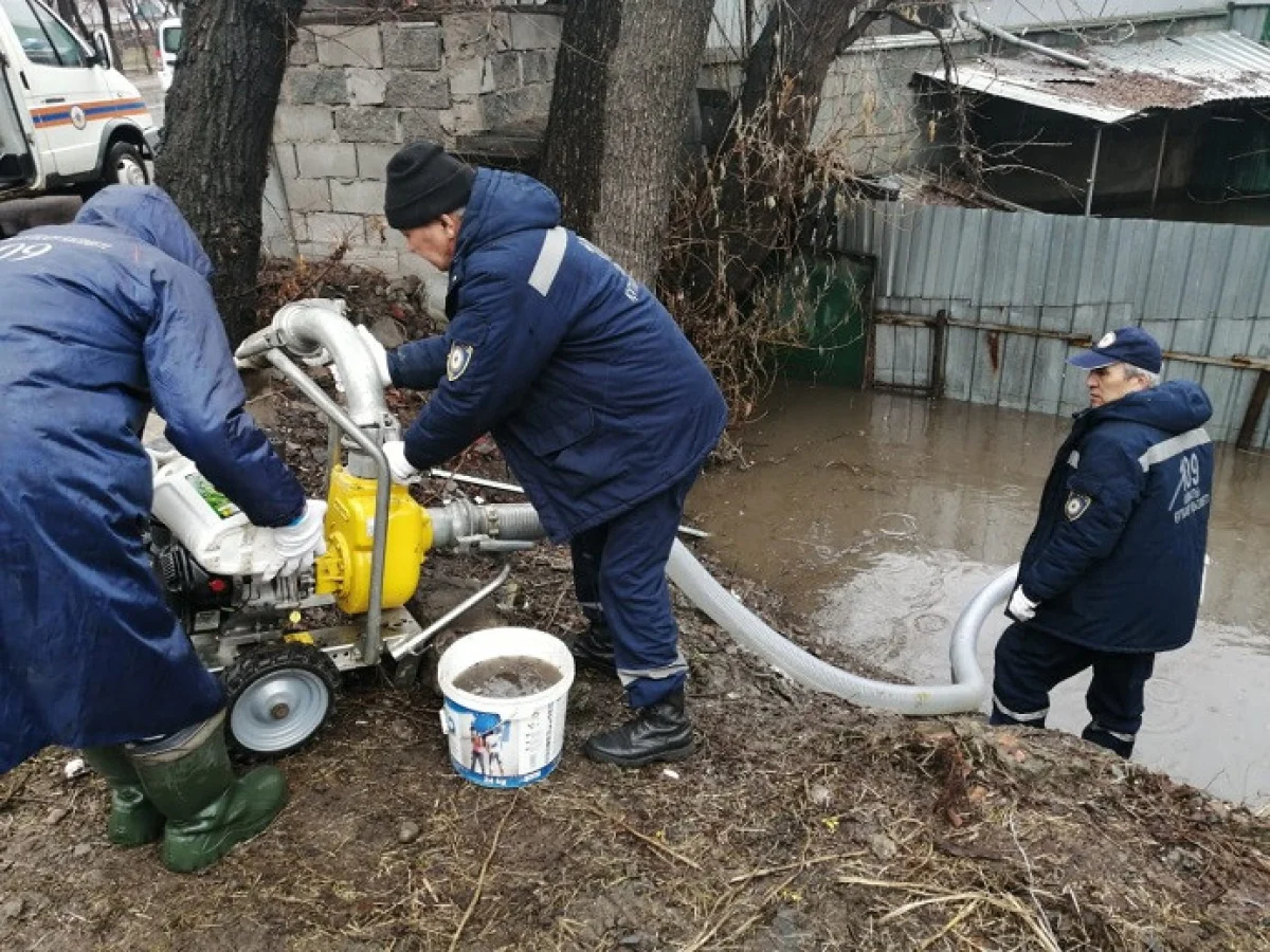 Су басып қалу қаупінің алдын алу қала қызметтерінің бақылауында