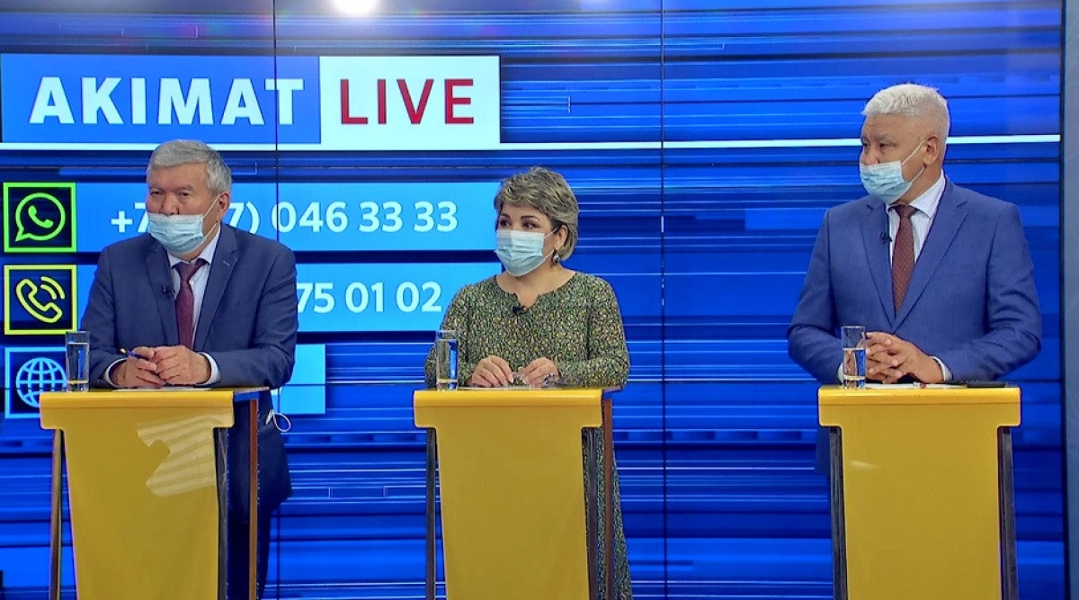 Р. Алшанов, Б. Жапаров, З. Байсақова тұрғындар сауалына жауап береді