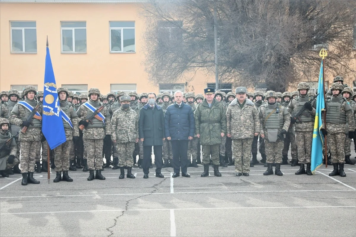 Б. Сағынтаев ҰҚШҰ Ұжымдық бітімгершілік күштерінің Қазақстандағы миссиясын аяқтау рәсіміне қатысты