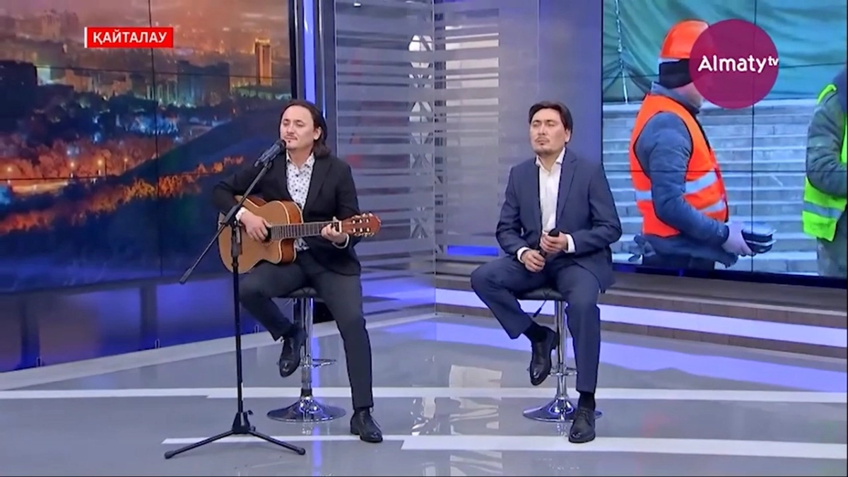 Almaty.tv студиясында «Отан» әнінің тұсауы кесілді