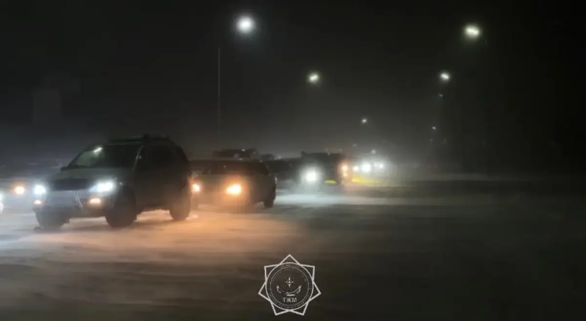 Движение на многих республиканских автодорогах ограничено из-за погодных условий