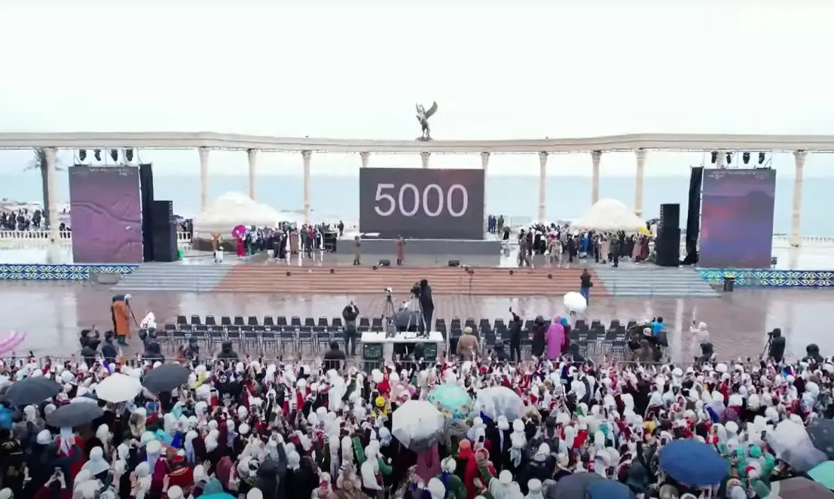 кадр из YouTube Маңғыстау телеарнасы