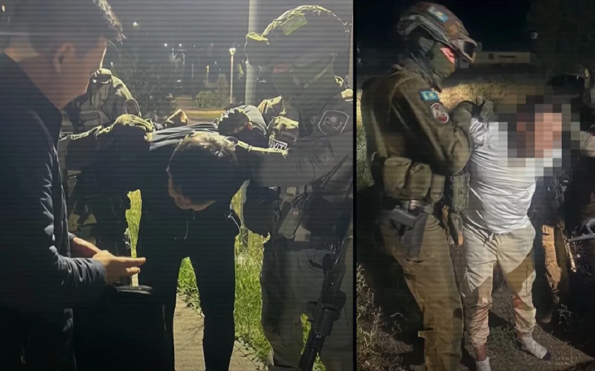 кадр из видео Polisia.kz