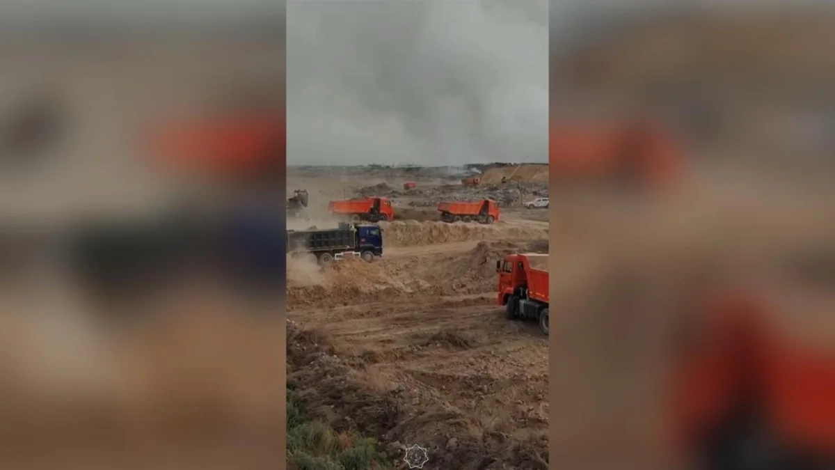 Кадр из видео МЧС РК