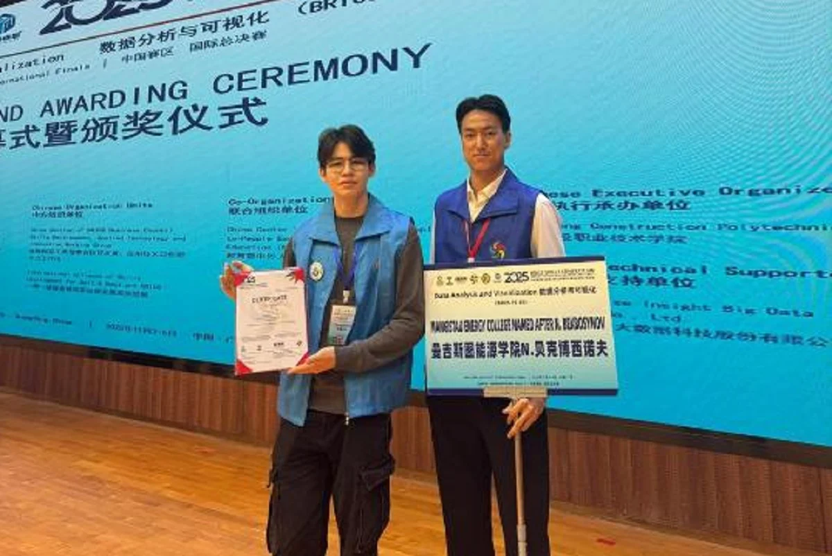 Қазақстандық студент Қытайда өткен BRICS чемпионатында жүлдегер атанды