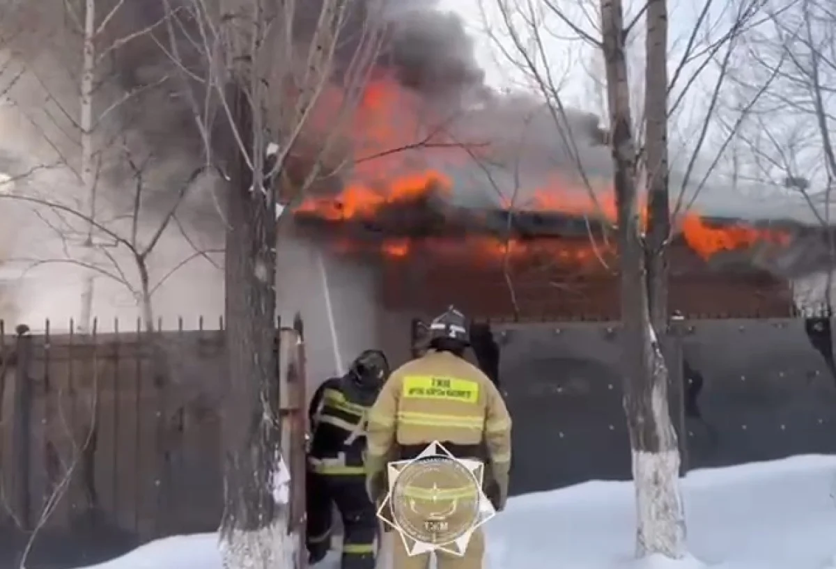 Кадр из видео: МЧС РК