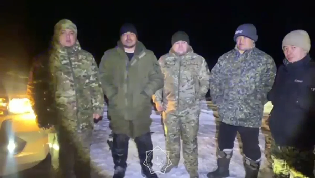 Кадр из видео МЧС РК