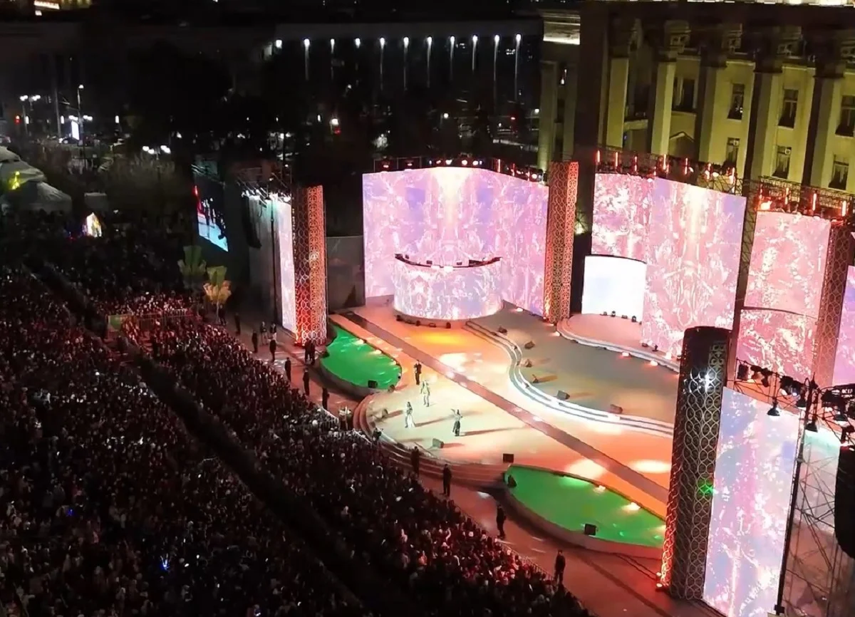 Кадр из видео пресс-службы акима Алматы