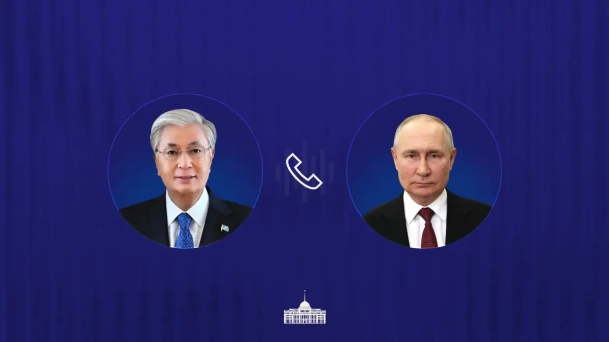 Мемлекет басшысы Ресей Президенті Владимир Путинмен телефон арқылы сөйлесті