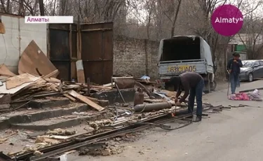 Алматыда заңсыз дүңгіршектерді сүру жұмыстары жалғасуда