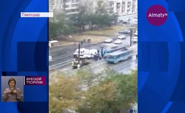 Трамвай қағып кеткен 8 жасар қыз ауруханадан шықты