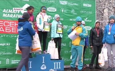 Алматыда көктемгі марафон өтті
