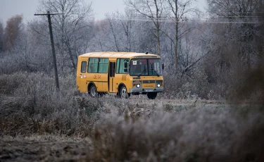 Астана маңында оқушылар отырған автобус апатқа ұшырады