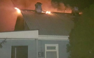 Крупный пожар в частном секторе произошел в Алматы