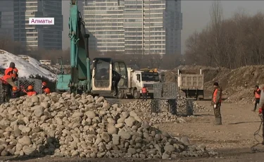 Есентай өзенінің бойына 4 мың ағаш егіліп, жаяу жүргіншілер жолы ұзартылады