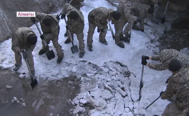 Алматыда су басу қаупіне қарсы арнайы жасақ құрылды