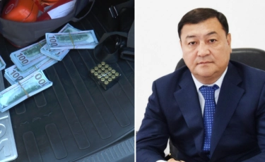 Акима Талдыкоргана проверяют после задержания водителя авто с оружием и долларами в Алматы