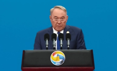 Нурсултан Назарбаев выступил на форуме "Один пояс, один путь" в Пекине