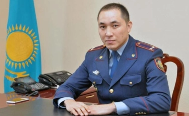 Назначен главный полицейский Туркестана. Им стал Данияр Мейрхан