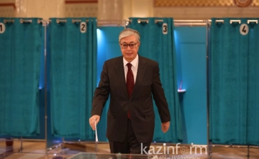 Касым-Жомарт Токаев проголосовал на выборах Президента РК