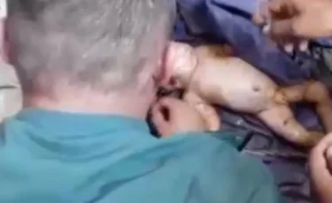 Базар әжетханасынан жаңа туған нәресте табылды (видео)