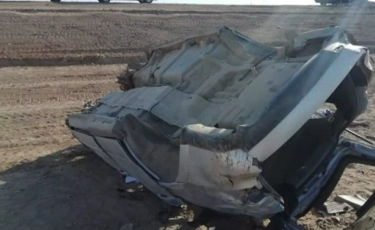 Жамбыл облысында полиция көлігі аударылып, 3 адам қаза тапты