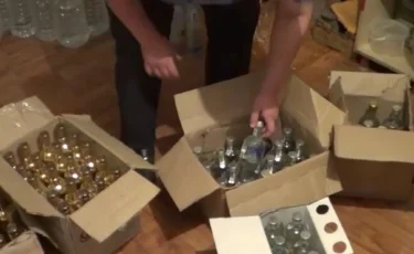 Алатау ауданында алкоголь өнімдерін өндіретін тағы бір заңсыз цех табылды