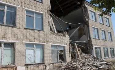 БҚО-да колледж ғимараты опырылып түсті