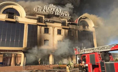 Түркістандағы өрт: 11 адам зардап шекті