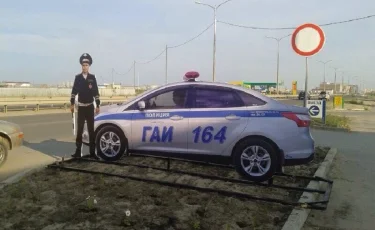Жол-патрульдік полиция машинасының муляжы жасалды
