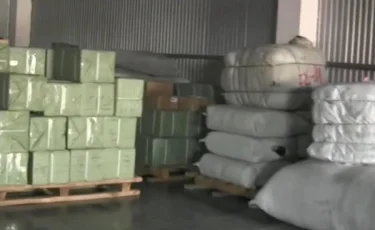 «Алтынкөл-жол» кеден бекетінде 14 тоннадан астам ірі тауар партиясы ұсталды