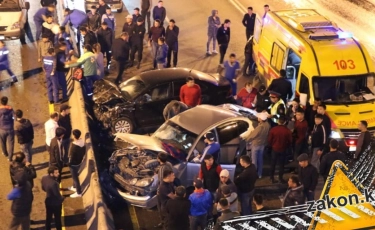 "6 адам зардап шекті": Алматыда ірі жол апаты болды 