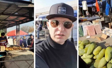 "Звери" тобының әншісі Алматыда барахолканы аралап, қауын сатып алды (видео)