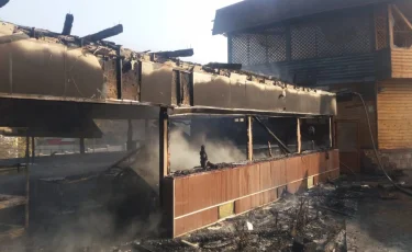 Алматыда мейрамхана өртенді 