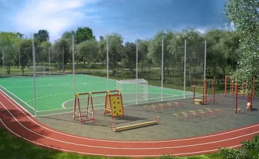 Жетісу ауданында жаңа спорт алаңы ашылды