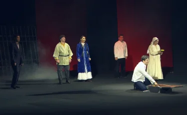 Алматыда Бейімбет Майлинннің «Қаламгер» қойылымы сахналанды