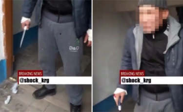 Қарағанды облысында ер адам зейнеткерді пышақпен қорқытқан (видео)