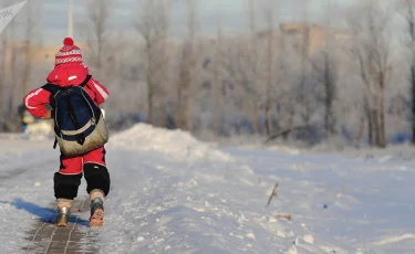 В нескольких регионах Казахстана отменены занятия в школах из-за сильного мороза 