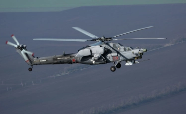 В России разбился военный вертолет Ми-28
