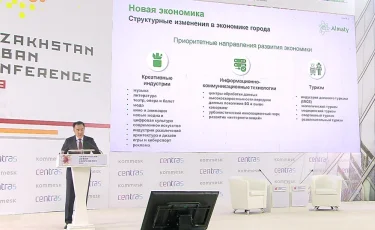 Б. Сагинтаев рассказал о Стратегии "Алматы-2050" на Kazakhstan Urban Conference-2019