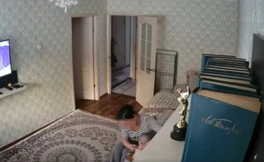 Няня избила полугодовалого ребенка в Алматы (ВИДЕО)